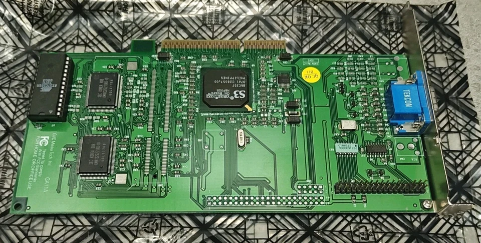 GVC Media GA11A S3 ViRGE GX2 AGP Video Graphic Card 4mb 1605449 rev. C - Image 2 of 4