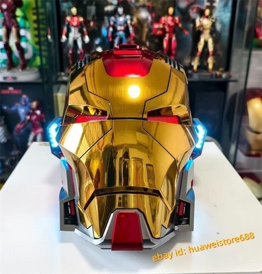NOBODY Mechahead アイアンマン マーク17 マスク 1/1 Iron Man MK17 Heart breaker Helmet 1/1 Wearable English Voice