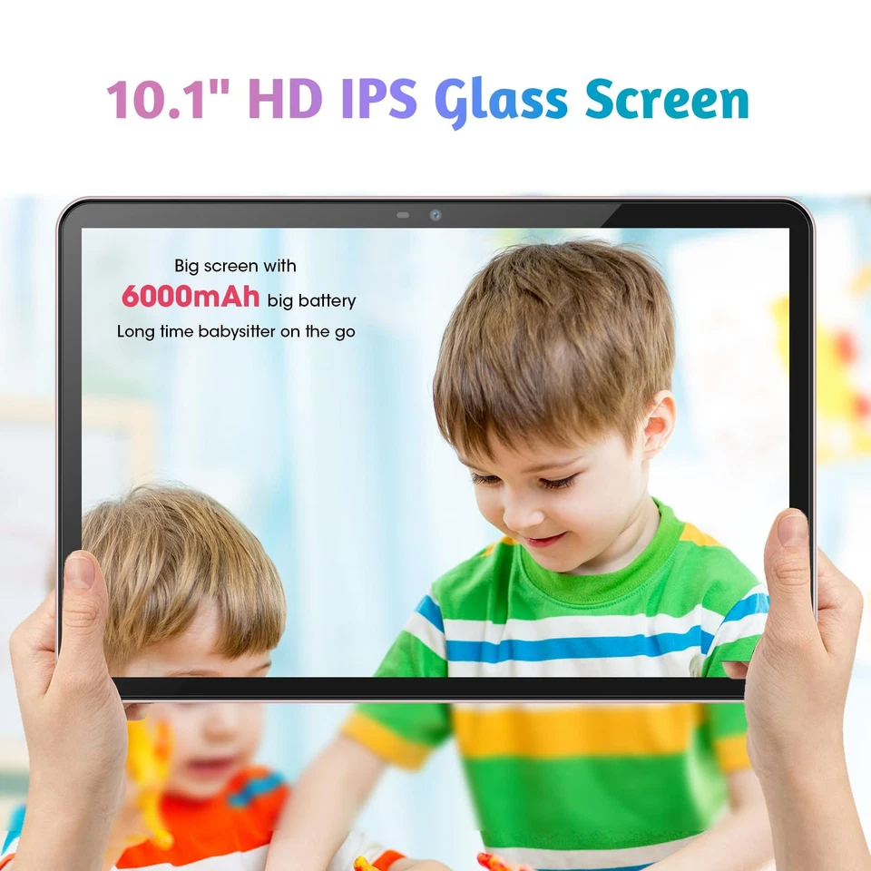 2025 Upgraded Kids Tablet, 10 Inch Android 14 Tablet for Kids, 8GB (4+4) RAM ... - Image 3 of 4