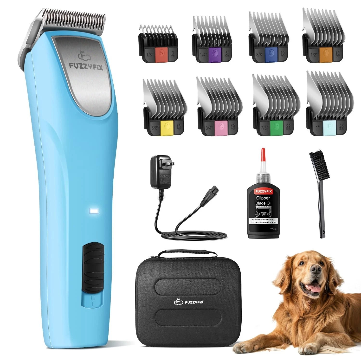 Professional Dog Clippers for Grooming - 2 Speed for Thick Curly Matted Coats...