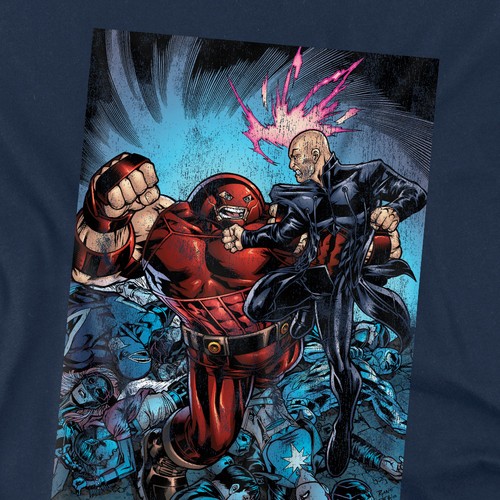 Xmen Juggernaught Destroy Kinder T-Shirt Navy - Bild 2 von 4