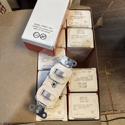 10 Pack Legrand Combination Device Two 3 Way Switches 15a 120/277Vac White