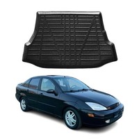 Kofferraumwanne Laderaumwanne FüR Ford Focus Mk1 1998-2004 Limo Gummi Tpe