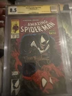 The Amazing  Spider-Man  #316 cgc 8.5 signed  FULL OLD. GOLD Todd McFarland