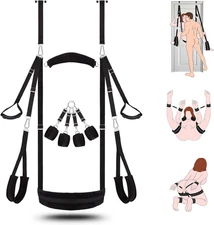 Sex Swing BDSM Bondage Restraint Kit 2in1 Door Swing & Sex Restraint Sex Toy Set