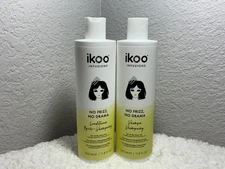 IKOO No Frizz No Drama Shampoo & Conditioner 11.8oz Set ~ For Frizzy Hair ~