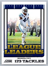 2025 Score League Leaders Zaire Franklin #8 Indianapolis Colts