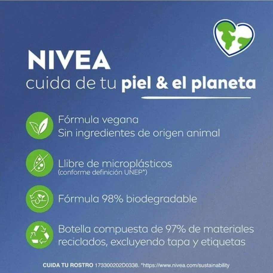 NIVEA AGUA MICELAR ILUMINADORA/MICELLAR WATER/400ML/VITAMIN C/REMOVES WATERPROOF - Image 4 of 4