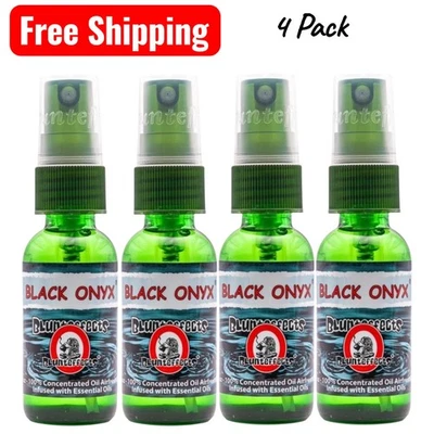 BLUNTEFFECTS 4x Black onyx Blunt Effects Spray Concentrated Home Room & Car Air Freshener 1OZ