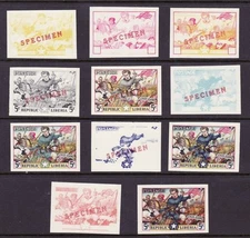 Liberia # 312 MNH Color Proofs IMPERF Specimen Szyk