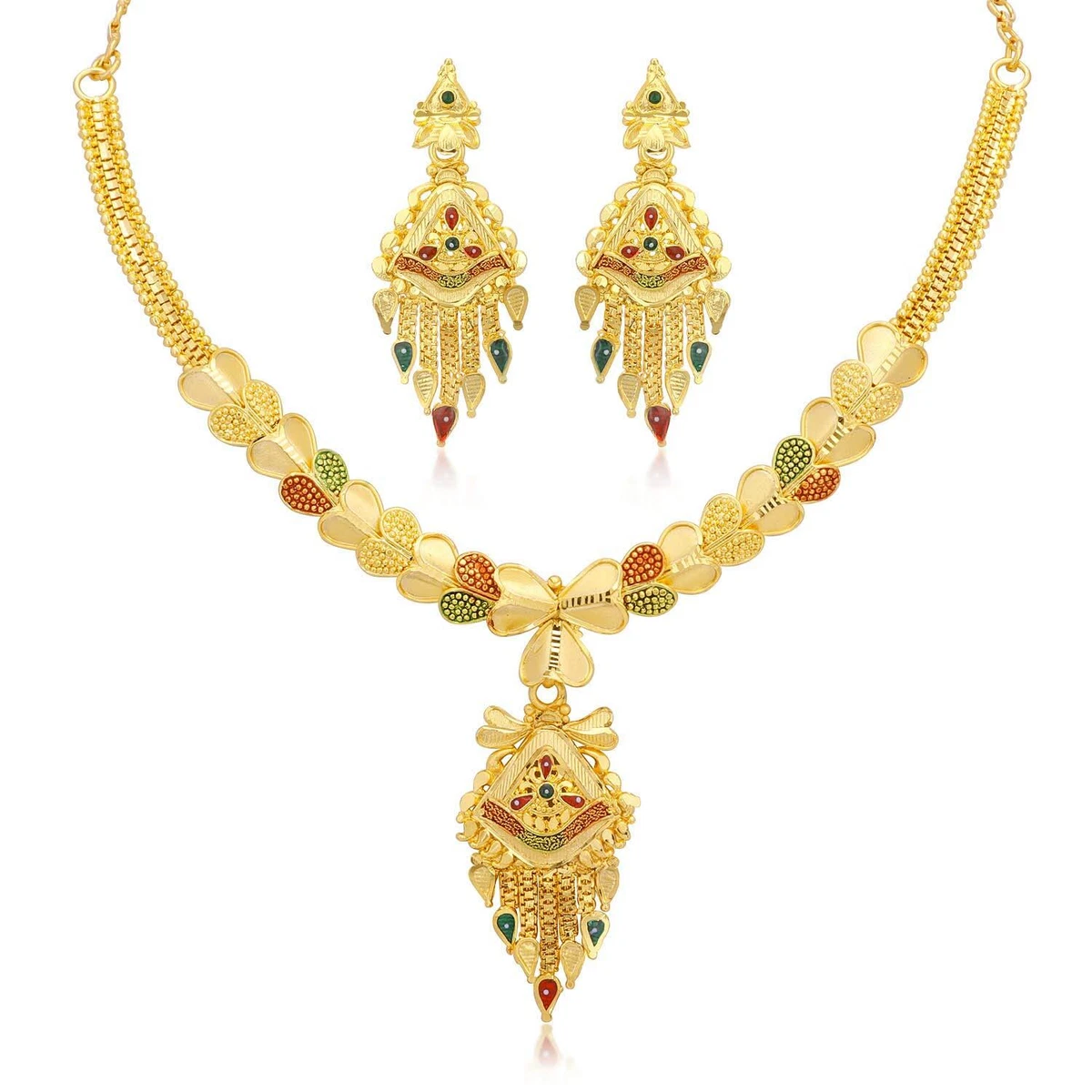 Gold plated necklace with hotsell price