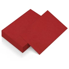50 Sheets Dark Red Cardstock 8.5"x11" 80lb Christmas Invitations Craft