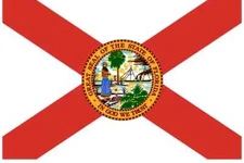 Florida state flag sticker weatherproof bumper vinyl decal