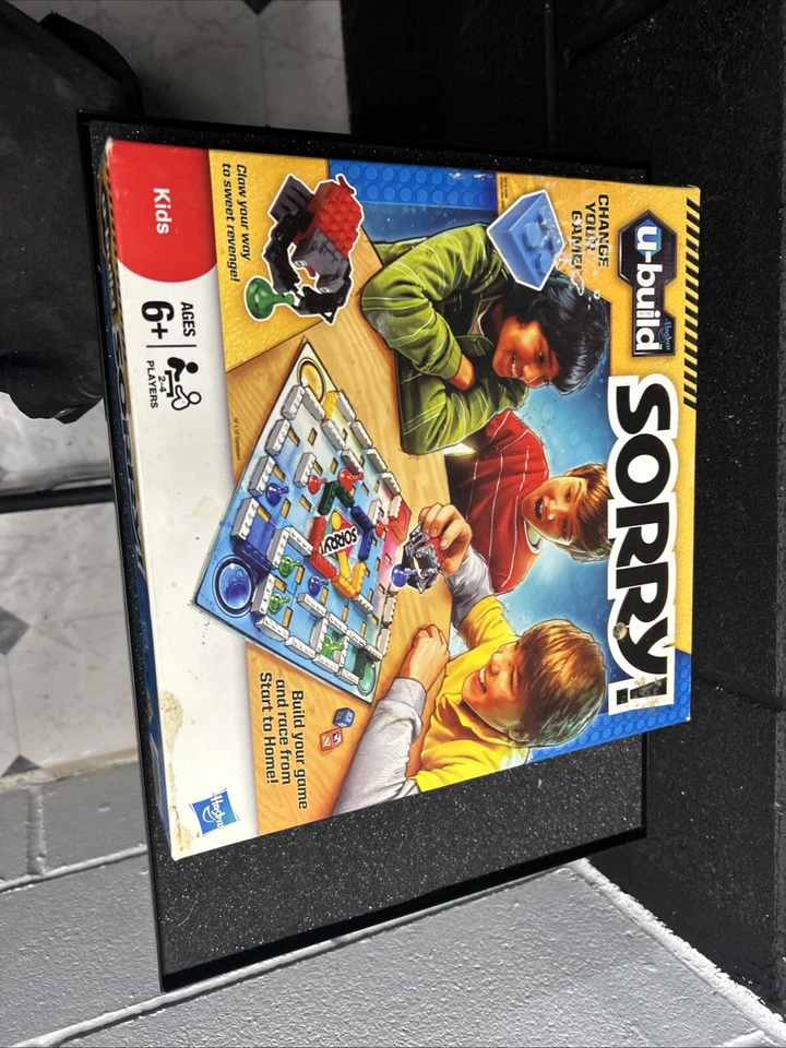 Hasbro U-Build Sorry Juego de Mesa Edades 6+ Construye tu Juego y Carrera Foto 3 de 3