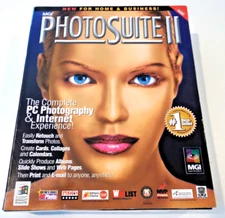 MGI PHOTO SUITE II CD-Rom PC Photo Software Win NT4.0/Win 98 Photography -Sealed