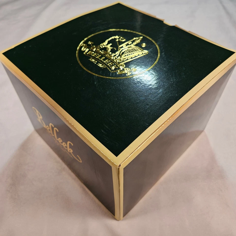 Lote de 4 tazas de café/té de porcelana Belleek Ireland - NUEVAS EN CAJA - REGALOS - SE ENVÍA GRATIS Foto 2 de 4