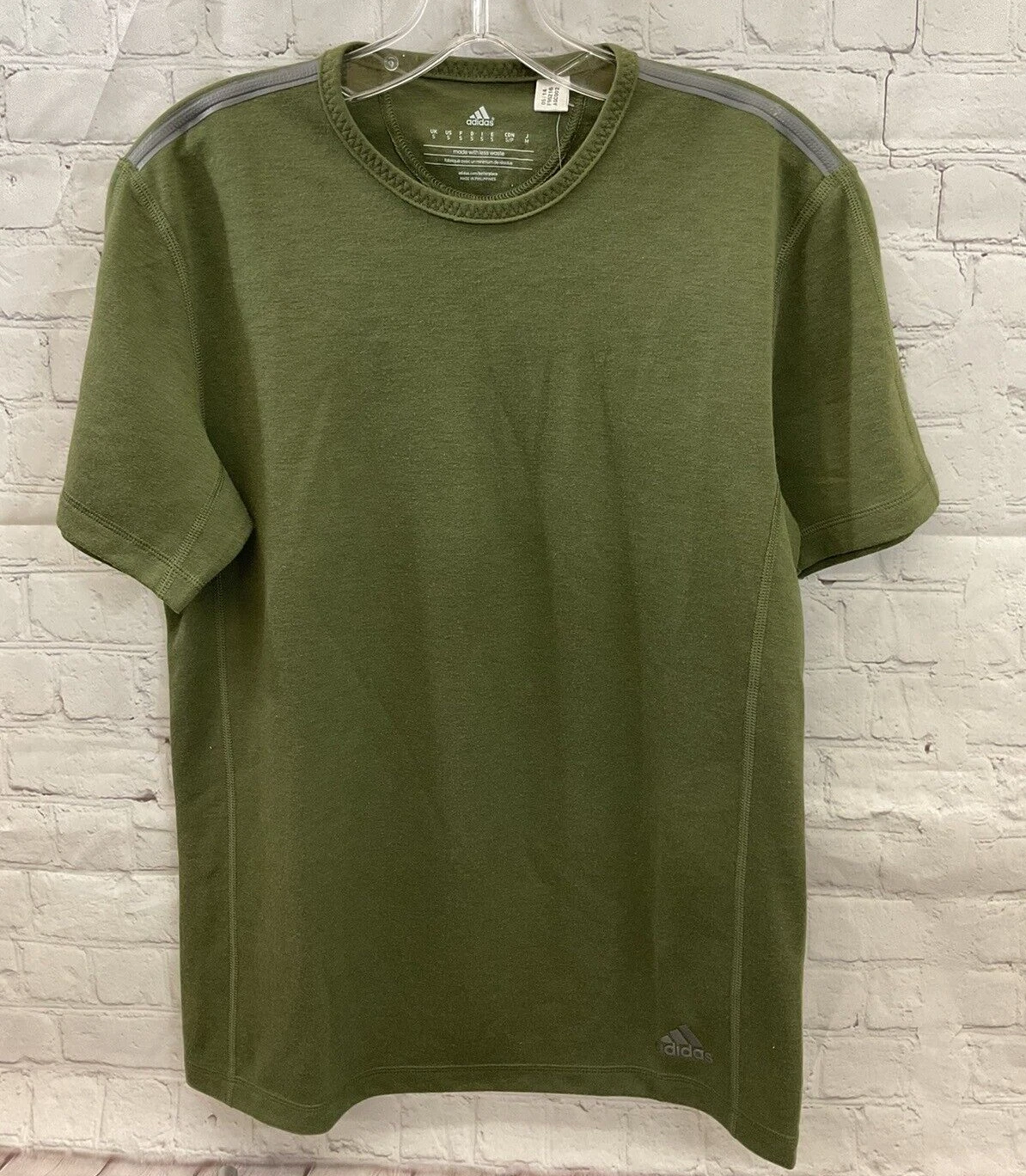 Adidas Mens Performance F95216 Size Small Hunter Green SS Tshirt NWT $40
