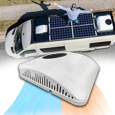 Elektrische 12V Dach-Klimaanlage Wärme Kälte 13500 BTU für Wohnmobile LKW Bus RV