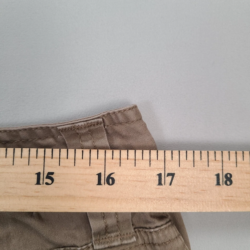 Pantalones Cortos Bass Para Mujer 12 Marrón Elastizados Exterior Informales Cómodos Elegantes Damas Foto 4 de 4