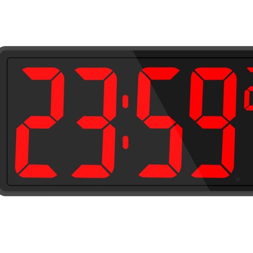 Large Digital Wall Clock Temperature Humidity Display 12/24H for - Picture 2 of 7