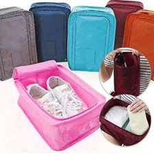 Portable Travel Waterproof Shoes Storage Bags Tote Pouch Zip Packing Organizer