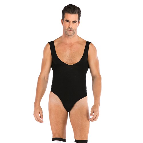 Hombres Lencería Malla Cuerpo Medias Pantimedias Body Ver a través de Ropa Interior Erótica - Imagen 161 de 162