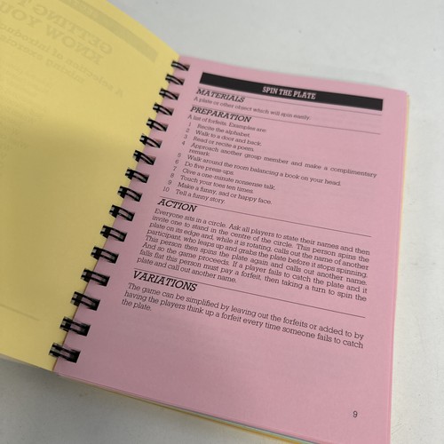 Creative Games in Groupwork by Robin Dynes Spiral (writing on cover only) - Picture 10 of 20