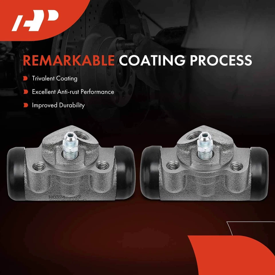 Cilindro trasero de rueda de freno de tambor 2 piezas para Jeep CJ5 CJ6 1972-1975 AMC Ambassador Foto 3 de 4