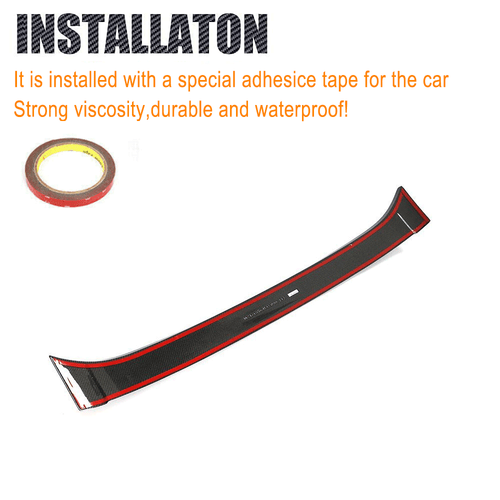 Für Kia K8 Stinger 2018-2023 Carbon Kohlefaser Dashspoiler Spoiler Flügel Lippes - Bild 13 von 15