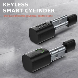 Smart Door Lock Keyless Entry  FOR Tuya Remote Control Fingerprint Euro Profile