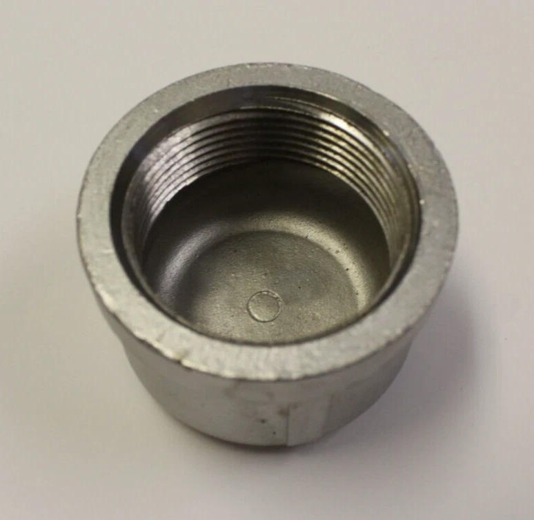 1" 1/2" 150# 304 Stainless Steel Cap: Lot of 9! - Image 3 of 4