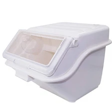 Hakka 8.8 Gallon Ingredient Bin with Scoop 200 Cup Commercial Food Shelf-Storage