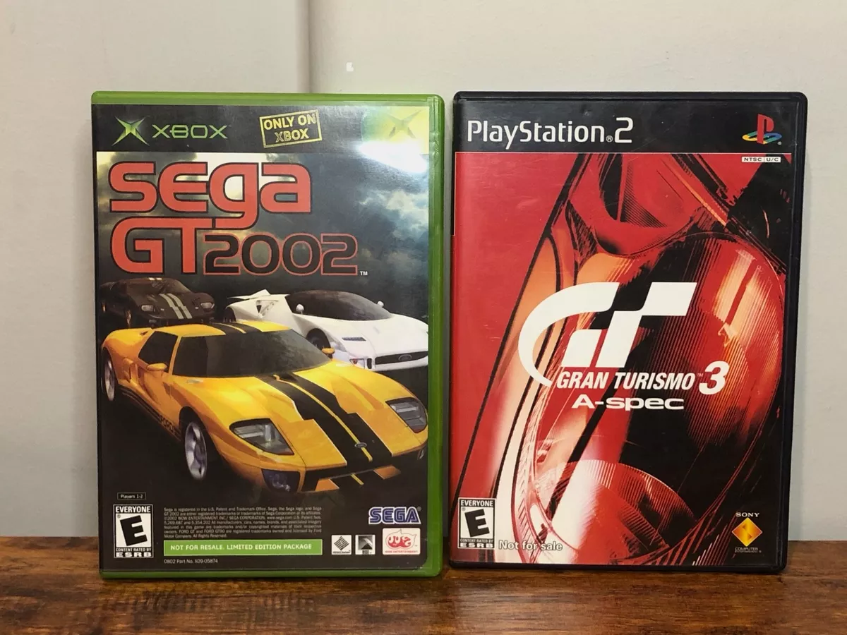 Sega GT 2002 For XBox Live Gran Turismo 3 A spec Play Station 2 PS2