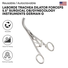 Laborde Trachea Dilator Forceps 5.5" Stainless Steel Surgical OB/GYN Instruments