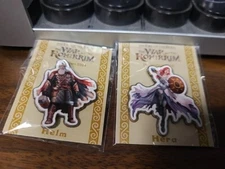 2 X Lord of the Rings: The War of the Rohirrim 2024 official promotional pins 