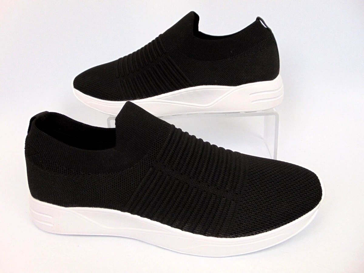 Steve madden black cheap slip on sneakers