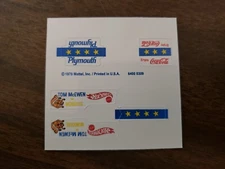 Hot Wheels Redline Mongoose Funny Car Sticker sheet set