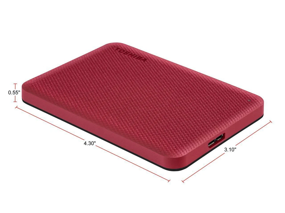 TOSHIBA 1TB Canvio Advance Portable External Hard Drive USB 3.0 HDD Model HDT... - Image 4 of 4