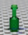 NEW Lego Minifig Trans Green WINE/RUM BOTTLE Pirate Kingdom Castle City Food Jug