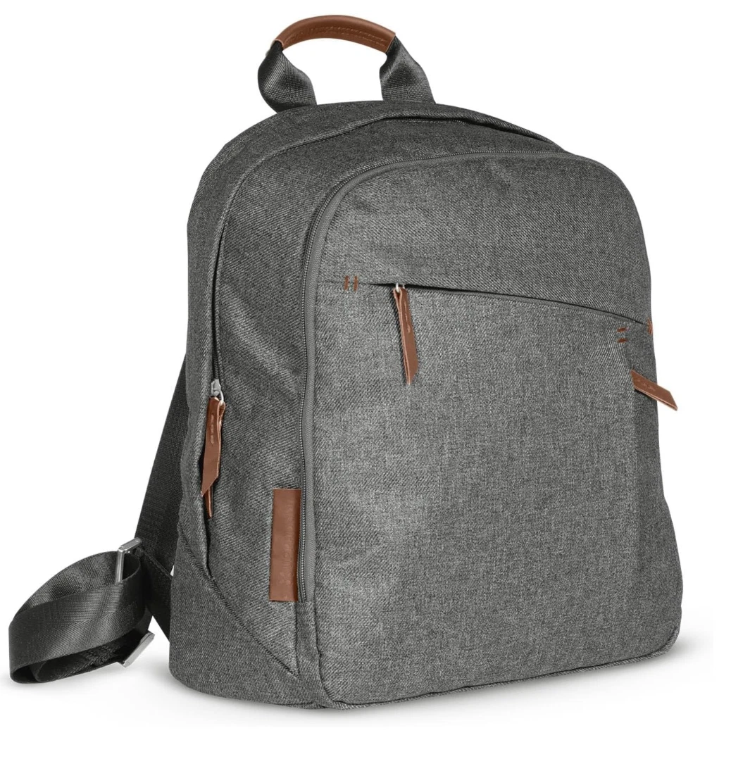UPPAbaby Diaper Bag Changing Backpack, Bottle Case & Changing Pad, Greyson Gray