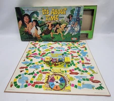 1966 Ideal IT'S ABOUT TIME (1966 CBS TV Show) Board Game - Complete - HTF
