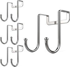 Over Cabinet Drawer Double Hooks 304 Stainless Steel Narrow Door Hook Kitchen