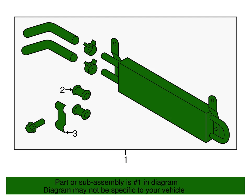 Nissan GT-R 2009-2024 genuino - enfriador de aceite de dirección asistida 49790-JF00A Foto 2 de 2
