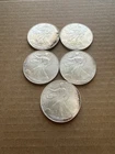 american silver eagle lot of 5