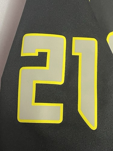 Nike Oregon Ducks Football Jersey #21 DeJuan Riggs Men’s Size XXL 2XL Black - Picture 7 of 22