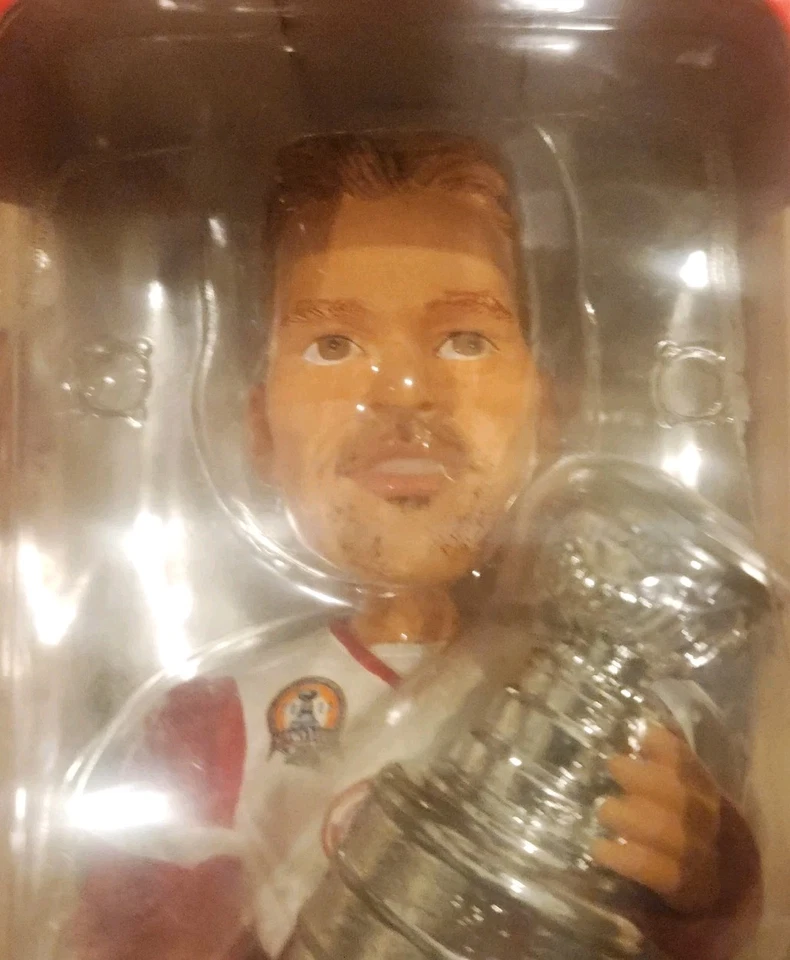 Tomas Holmstrom 2002 Stanley Cup Bobblehead Detroit Red Wings NHL #96 Men Of Ice - Image 2 of 4