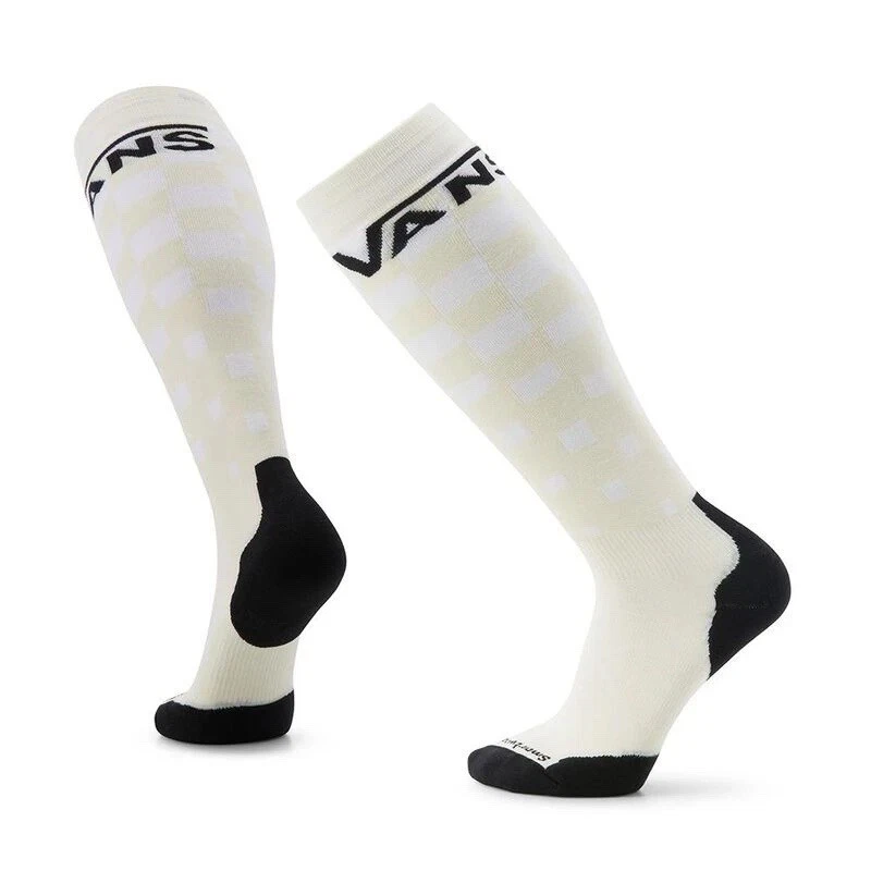 SMARTWOOL Targeted Cushion Checker Vans Socks (White)