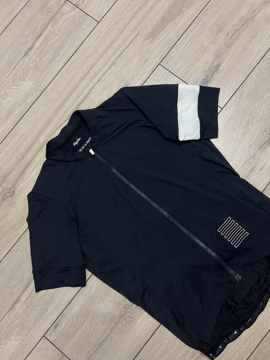 ウェア rapha classic jersey M black Men Rapha Classic Black Full Zip Jersey Cycling Bike sz M