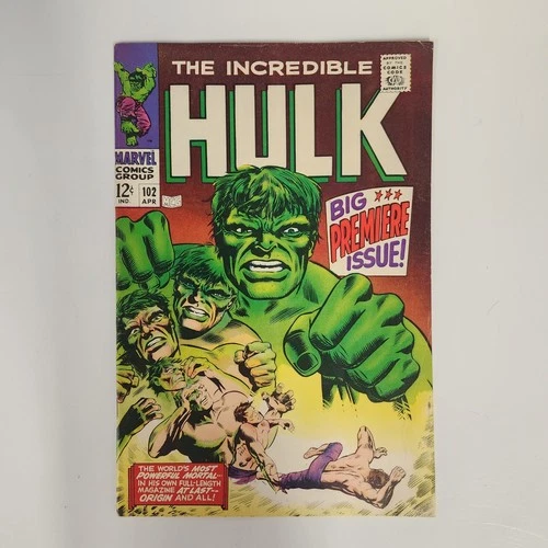INCREDIBLE HULK #102 APR 1968 FN/VF SILVER AGE! MARVEL COMICS VINTAGE