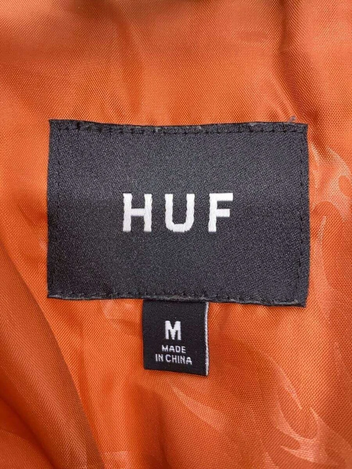 Chaqueta de plumón HUF, mediana, nailon, orn, color liso Foto 3 de 4